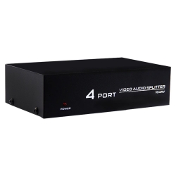 Powermaster pm-4831 4 port video audio splitter dağitici