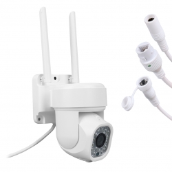 Powermaster pm-6377 1080p wifi iki yollu audio ip dome kamera