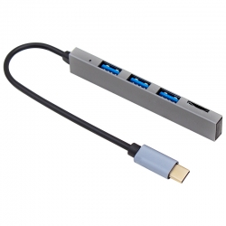 Powermaster pm-6493 type-c hub 3x usb 3.0 sd/tf hafiza kart okuyucu dock station (macbook - pc - playstation - xbox)