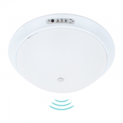 Powermaster pm-7672 95mm beyaz 24 ledli sensörlü şarjli tavan lambasi
