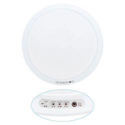Powermaster pm-7673 95mm beyaz 24 ledli şarjli tavan lambasi