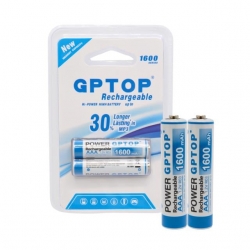 Powermaster PM-9539 Şarjlı 1600 Mah 1.2V İnce Kalem AAA Pil (2'Li Paket)