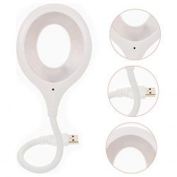 Powermaster portatif akrobatik 20 smd ledli usb gece kitap okuma çalişma lambasi (powerbank uyumlu)