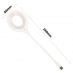 Powermaster portatif akrobatik 20 smd ledli usb gece kitap okuma çalişma lambasi (powerbank uyumlu)