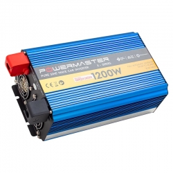 Powermaster pwr-1200 12 volt - 1200 watt pure sinus wave inverter