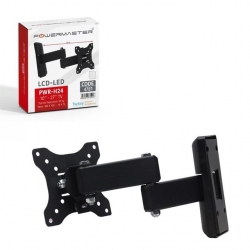 Powermaster PWR-H24 10'-27' Çift Kollu Kilitli Hareketli TV Duvar Askı Aparatı