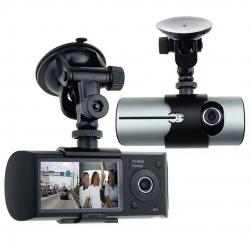 Powermaster r300 gps kayit destekli çift kamerali araç içi dvr kamera set (128 gb kart destekli)