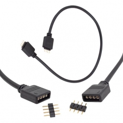 Powermaster RGB Led Bağlantı Erkek-Dişi Jumperlı 4 Pin Kablo