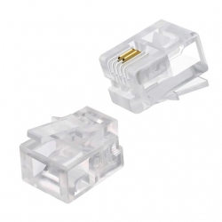 Powermaster RJ11 Telefon Soketi 6P/2C (100 Adet)