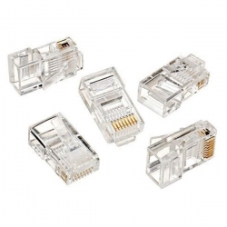 Powermaster rj45 cat5/cat6 8p8c uç (100lük poşet)