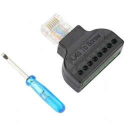 Powermaster RJ45 To Screw Terminal Çevirici