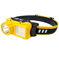Powermaster s02 sari 10 watt sensörlü 1 led 24 smd led 11 işik modlu kafa lambasi