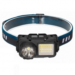 Powermaster s02 yakinlik sensörlü kafa lambasi 24 beyaz smd - 6 kirmizi smd - 1 power ledli
