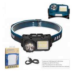 Powermaster s02 yakinlik sensörlü kafa lambasi 24 beyaz smd - 6 kirmizi smd - 1 power ledli