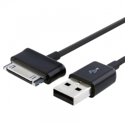 Powermaster samsung tablet data kablosu usb to samsung 1 metre siyah kablo