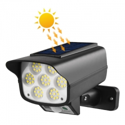 Powermaster sh-863a kamera görünümlü 63 ledli solar şarjli lamba