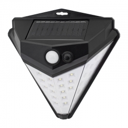 Powermaster t-1622 40 ledli 120 derece 5 metre görüş açisi solar üçgen tip aydinlatma