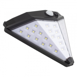 Powermaster t-1622 40 ledli 120 derece 5 metre görüş açisi solar üçgen tip aydinlatma
