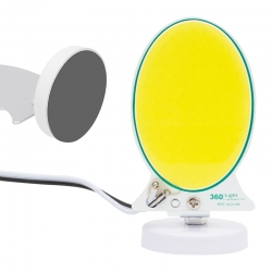 Powermaster tm-24 cob ledli 13 watt akü maşali 4 metre kablolu taşinabilir seyyar panel lamba