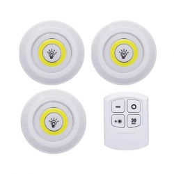 Powermaster üçlü kumandali pilli dokunmatik portatif cob led işik aydinlatma