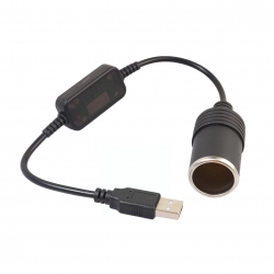 Powermaster pm-5726 usb 2.0 5 volt - 2 amper to 12 volt - 0.8 amper araç çakmak fişi dişi çevirici