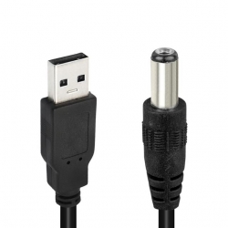Powermaster Usb Erkek To 3.0*1.5 Uç DC 100 Cm Çevirici Kablo