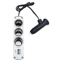Powermaster wf-0120 3lü usbli çakmak çoklayici