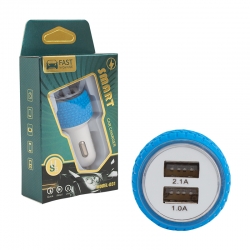 Powermaster xky-002/d31 5 volt 2.1 amper çift usbli oto çakmak adaptör
