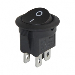 Powermaster Yuvarlak 4 Pinli Işıksız On-Off Anahtar IC-133-4