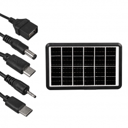 Powermaster zo-710 6 volt - 1.33 amper - 8 watt solar panel