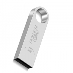 Powerway 8 gb metal usb 2.0 flash bellek