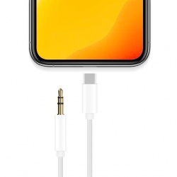Powerway AC06 TYPE-C TO 3.5Mm AUX Kulaklık Jack Çevirici 1 Metre
