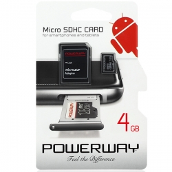 Powerway pwr-4 4 gb micro sd hafiza karti