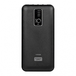 Powerway TX108 Dijital Göstergeli 4 Çıkışlı 10000 Mah Powerbank Siyah