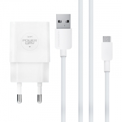 Powerway x-171 samsung s3-s4 2.1 amper micro usb şarj aleti + kablo