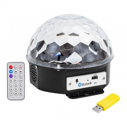 Premio pr-2839 usb/mp3/blueooth/uk sihirli led disko topu