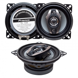 Premio ts-1038 4 10 cm 220 watt tweeterli kapaksiz oto hoparlör (2li takim)