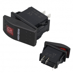 Projektör işikli 3p on-off 12-24v marin switch (ic-134m-s16)