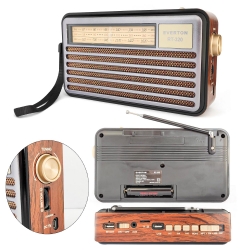 Radyo nostalji pilli bt/usb/sd/aux everton rt-320bt