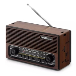 Radyo nostalji şarjli bt/usb/sd nns ns-8123bt