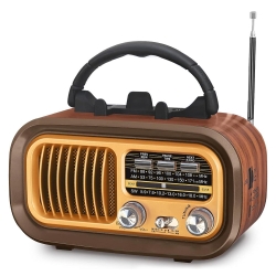 Radyo nostalji şarjli bt/usb/sd telefon standli cameron cm-840t