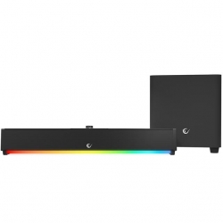 Rampage RM-1 Soundwave Plus Siyah 2X15 Watt+34 Watt BT+USB+AUX+TF Kartlı Gaming Soundbar