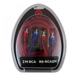 Reiss audio rs-rca2m anfi kablosu 2 rca 2 rca 2 metre bakır