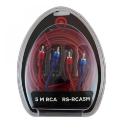 Reiss audio rs-rca5m anfi kablosu 2 rca 2 rca 5 metre bakır