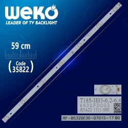 Rf-bs320e30-0701s-17b0 - t185-h03-6.2-6.4 - 59 cm 7 ledli - (wk-1285)   6 volt