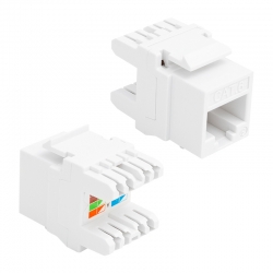 Rj45 cat6 şase 180 derece keystone jack