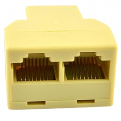 Rj 45 1 dişi/2 dişi çevirici 8p8c (dağitici-çoklayici)