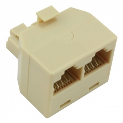 Rj 45 1 erkek / 2 dişi 8p8c çevirici