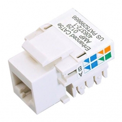 Rj 45 Keystone Jack Şase Cat5e-8P8C