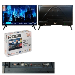 Rose atv-332 televizyon smart led tv 32 inç 82 ekran android full hd uydulu